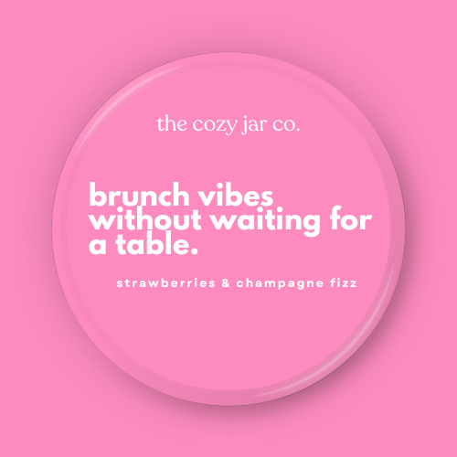 strawberries and champagne fizz- 2.75 wax melts