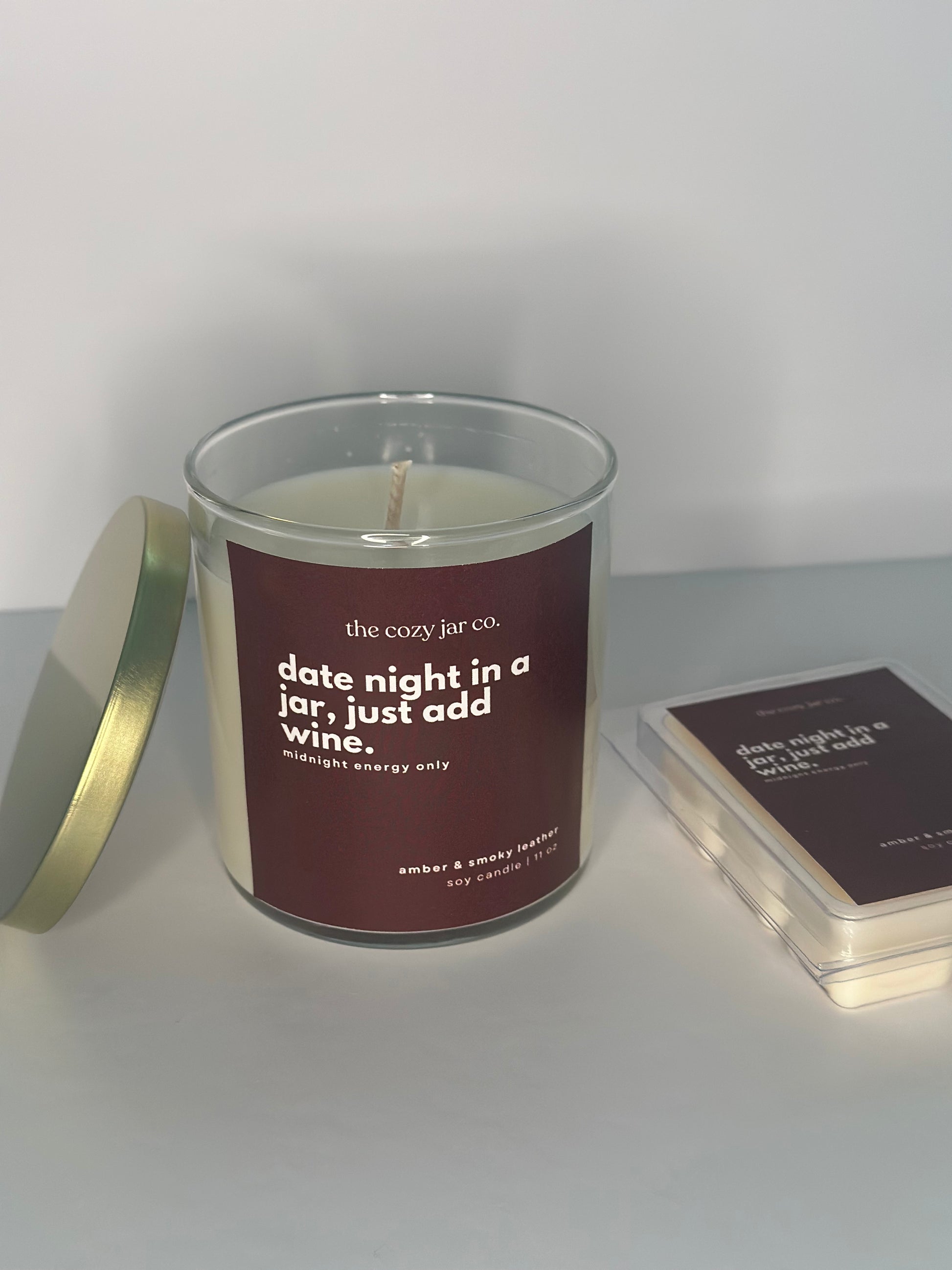 amber and smoky leather - 11 oz candle