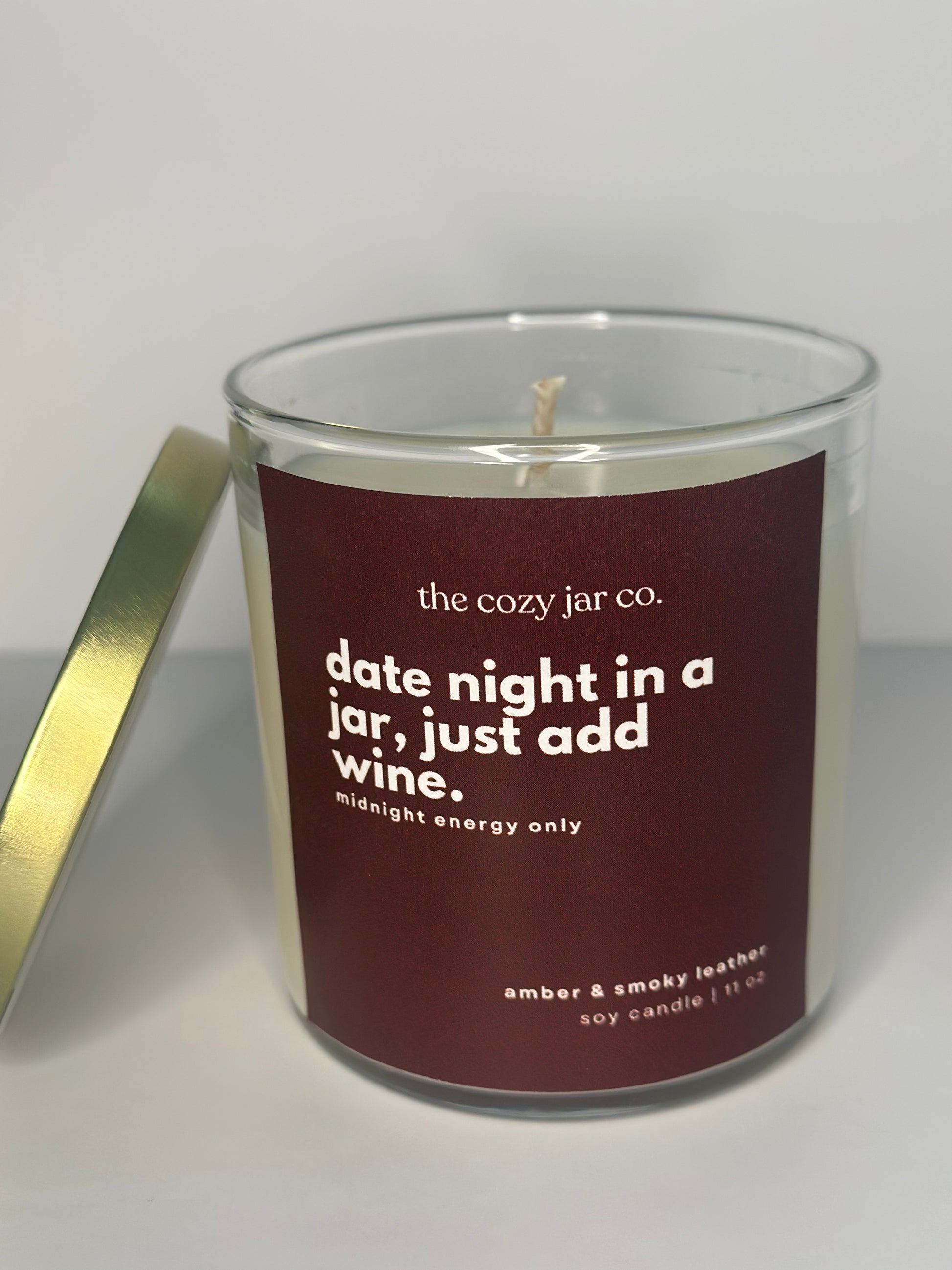 amber and smoky leather - 11 oz candle