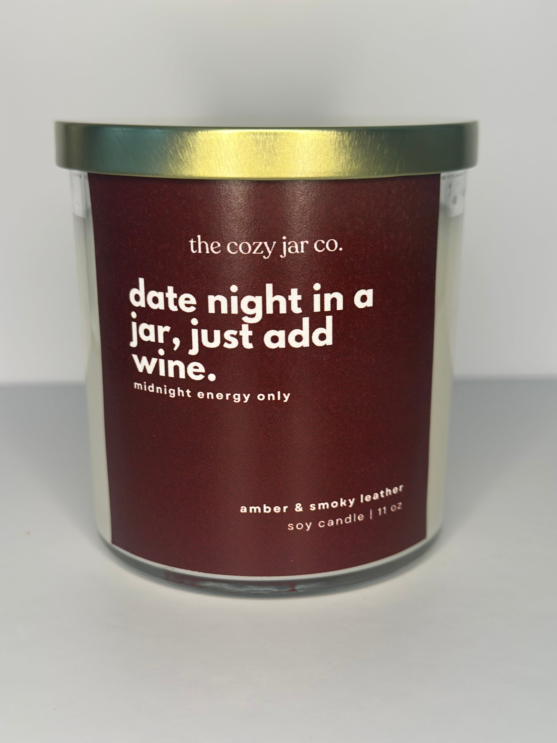 amber and smoky leather - 11 oz candle