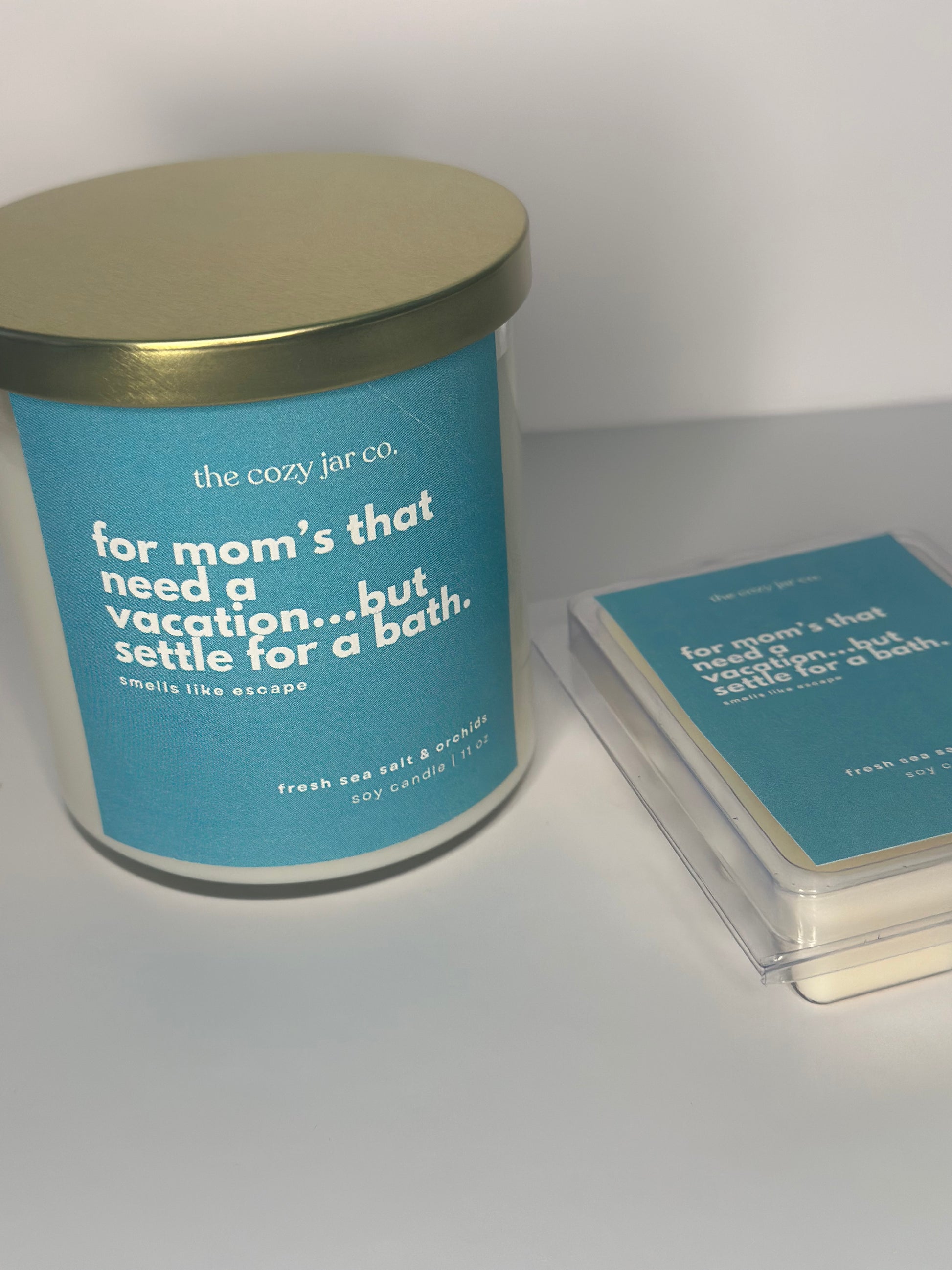 fresh sea salt and orchids  - 11 oz candle