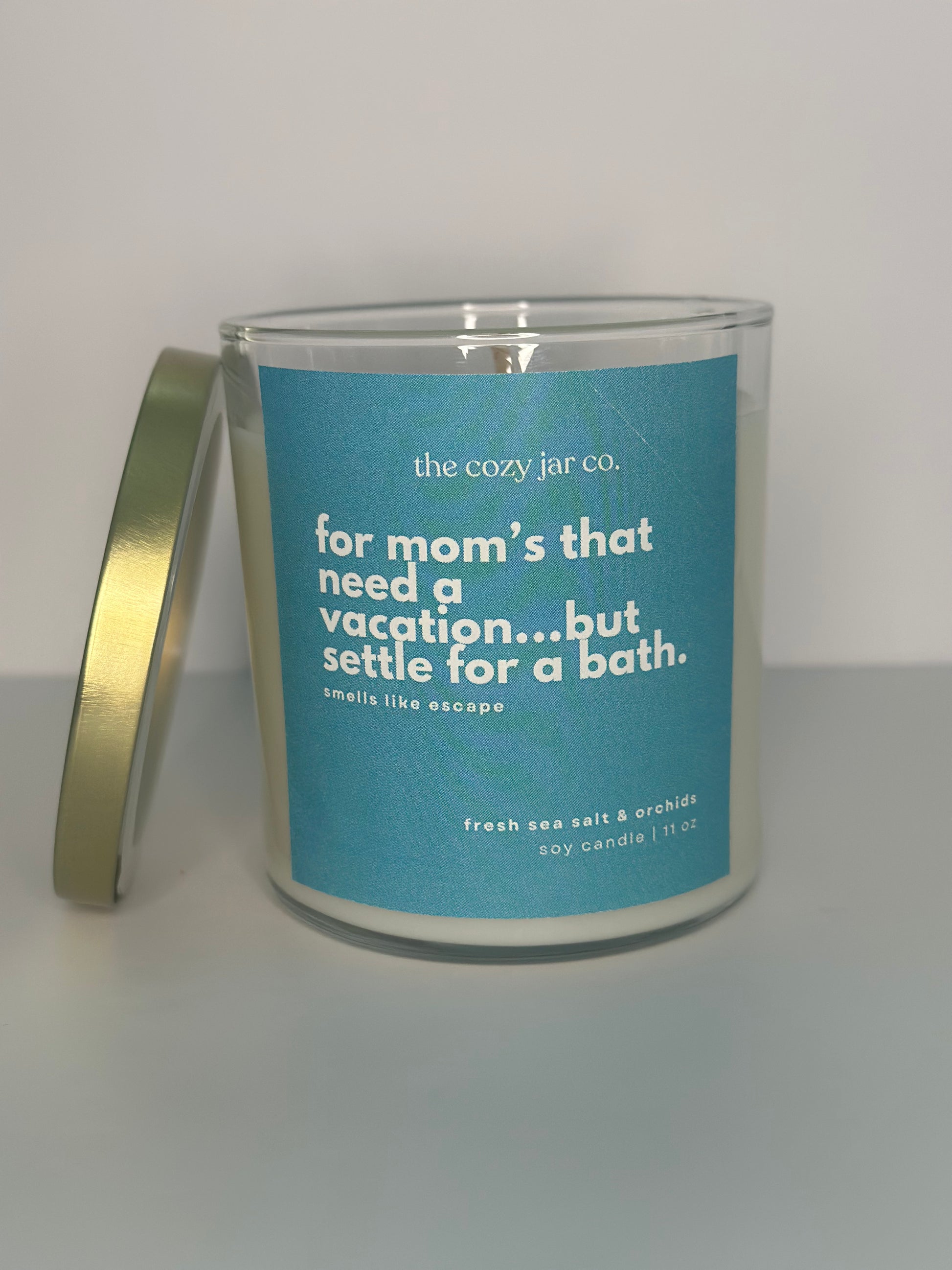 fresh sea salt and orchids  - 11 oz candle
