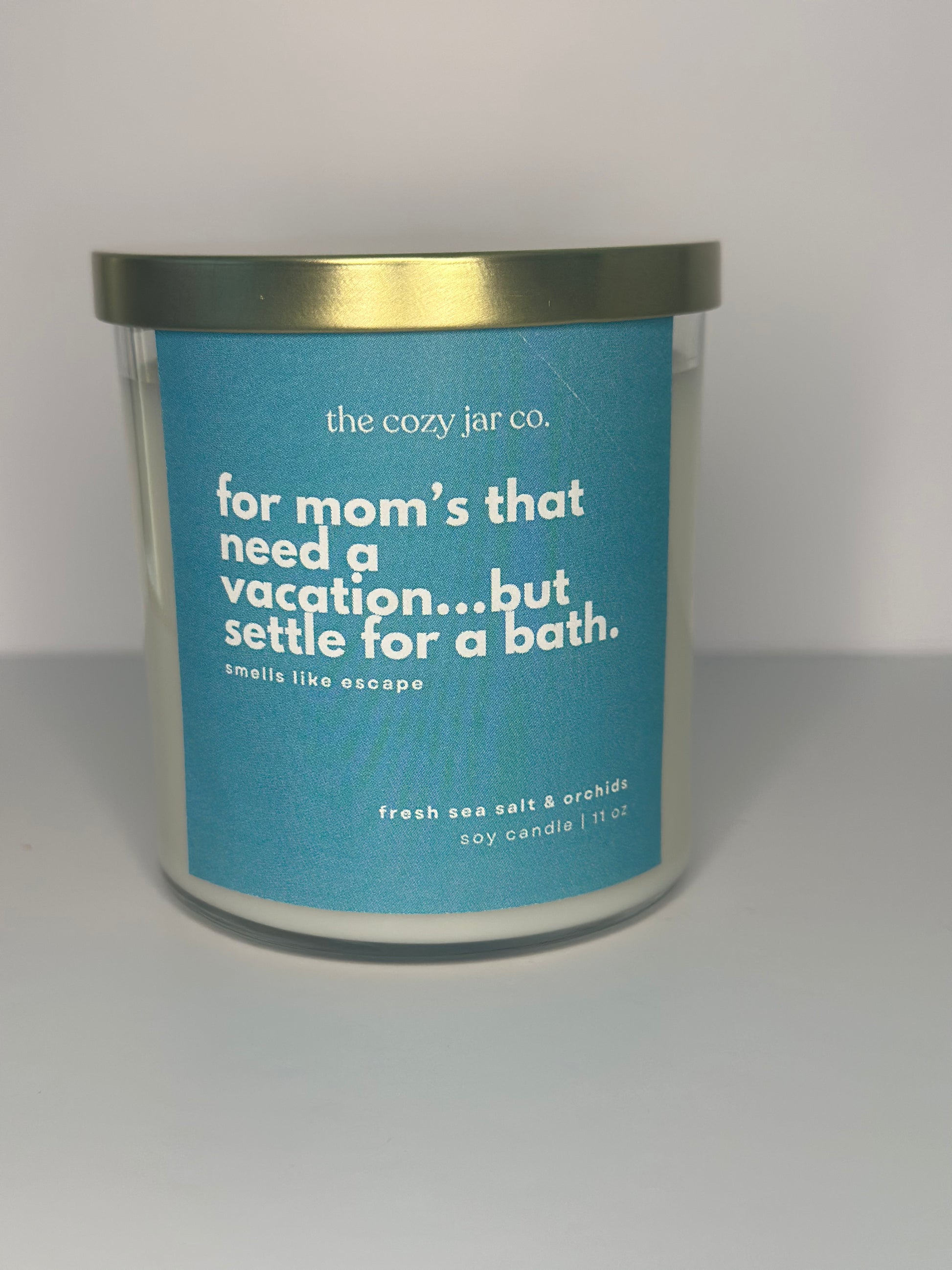 fresh sea salt and orchids  - 11 oz candle