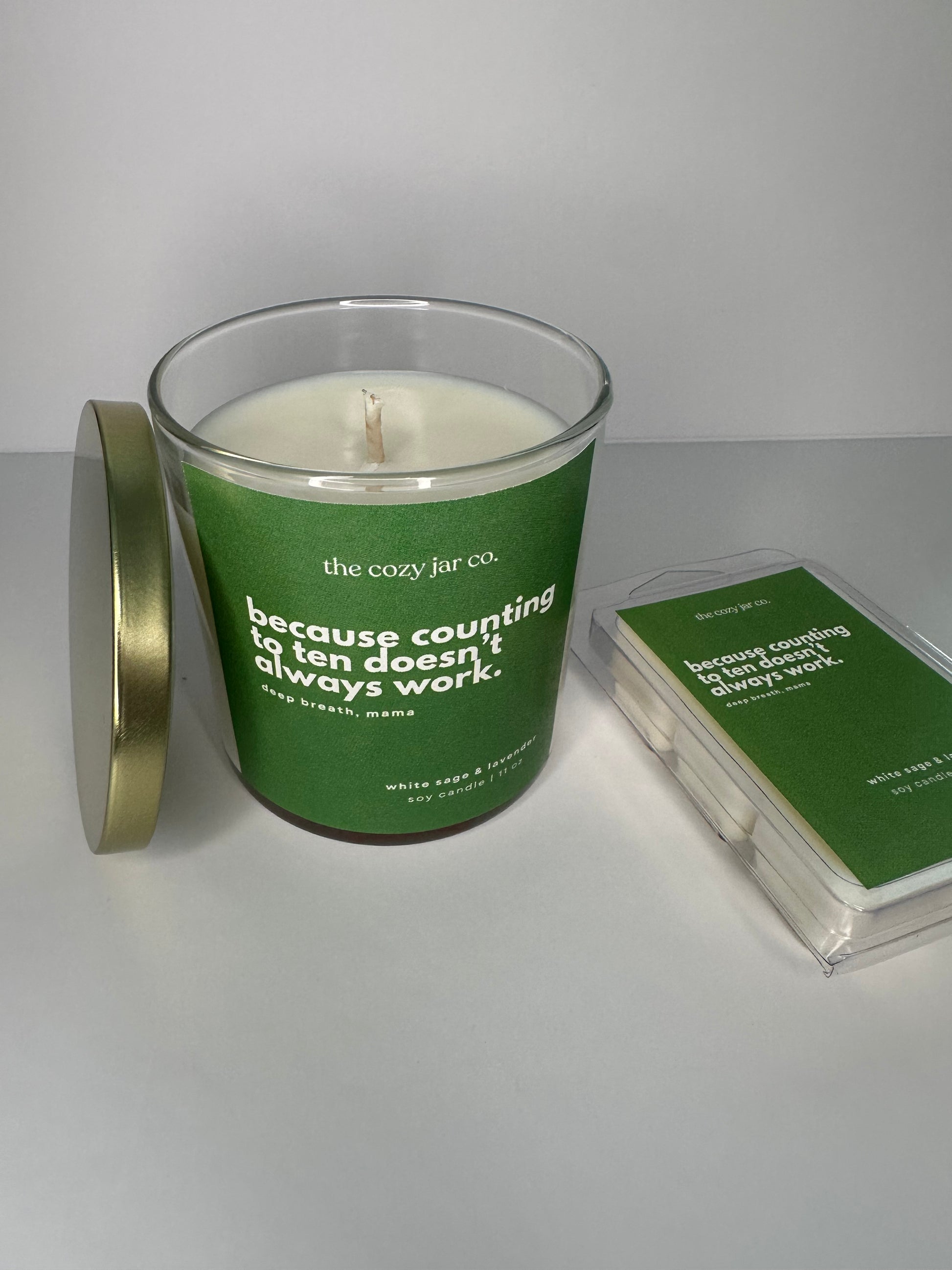 white sage and lavender - 11 oz candle