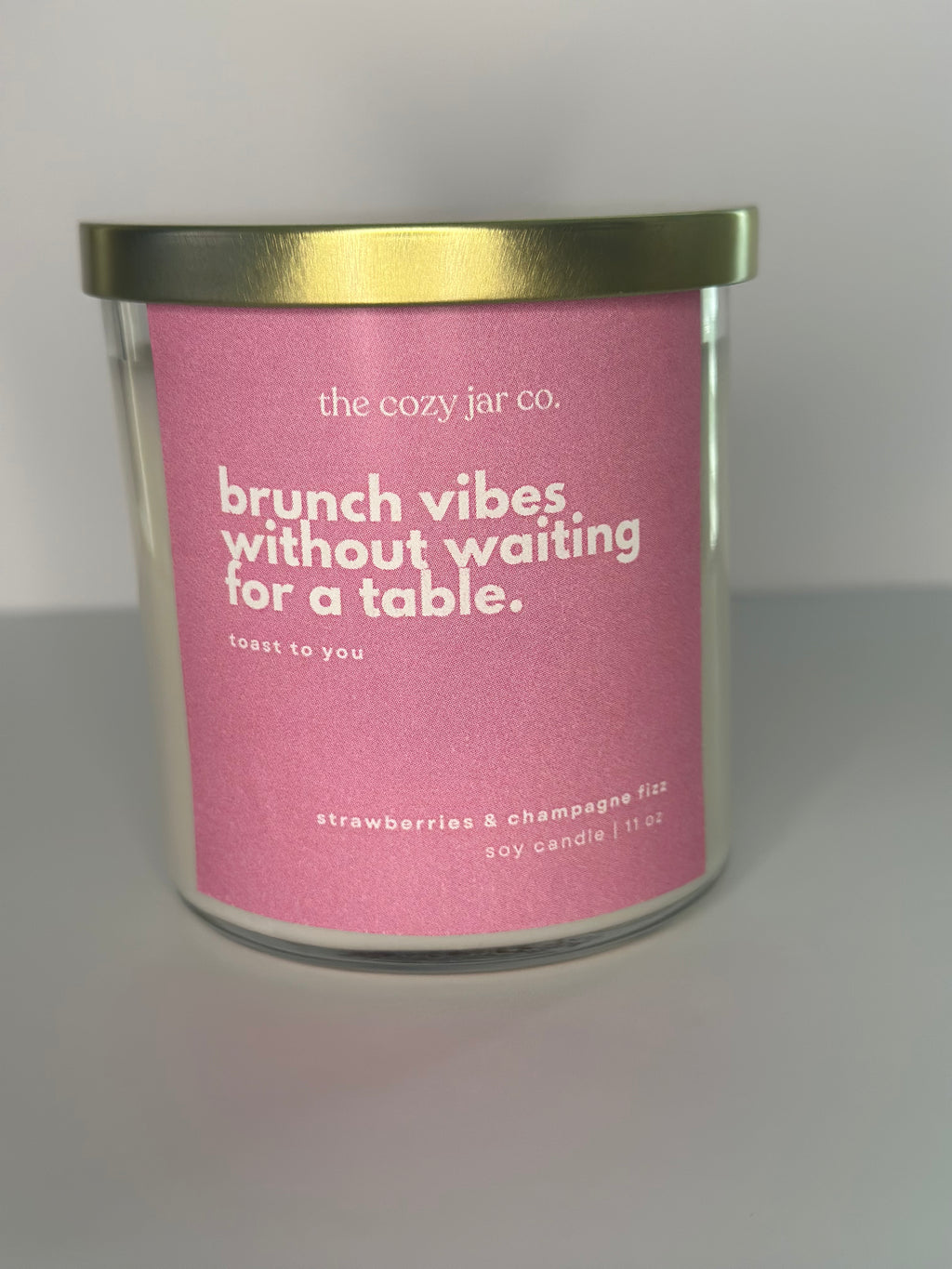 strawberries and champagne fizz - 11 oz candle
