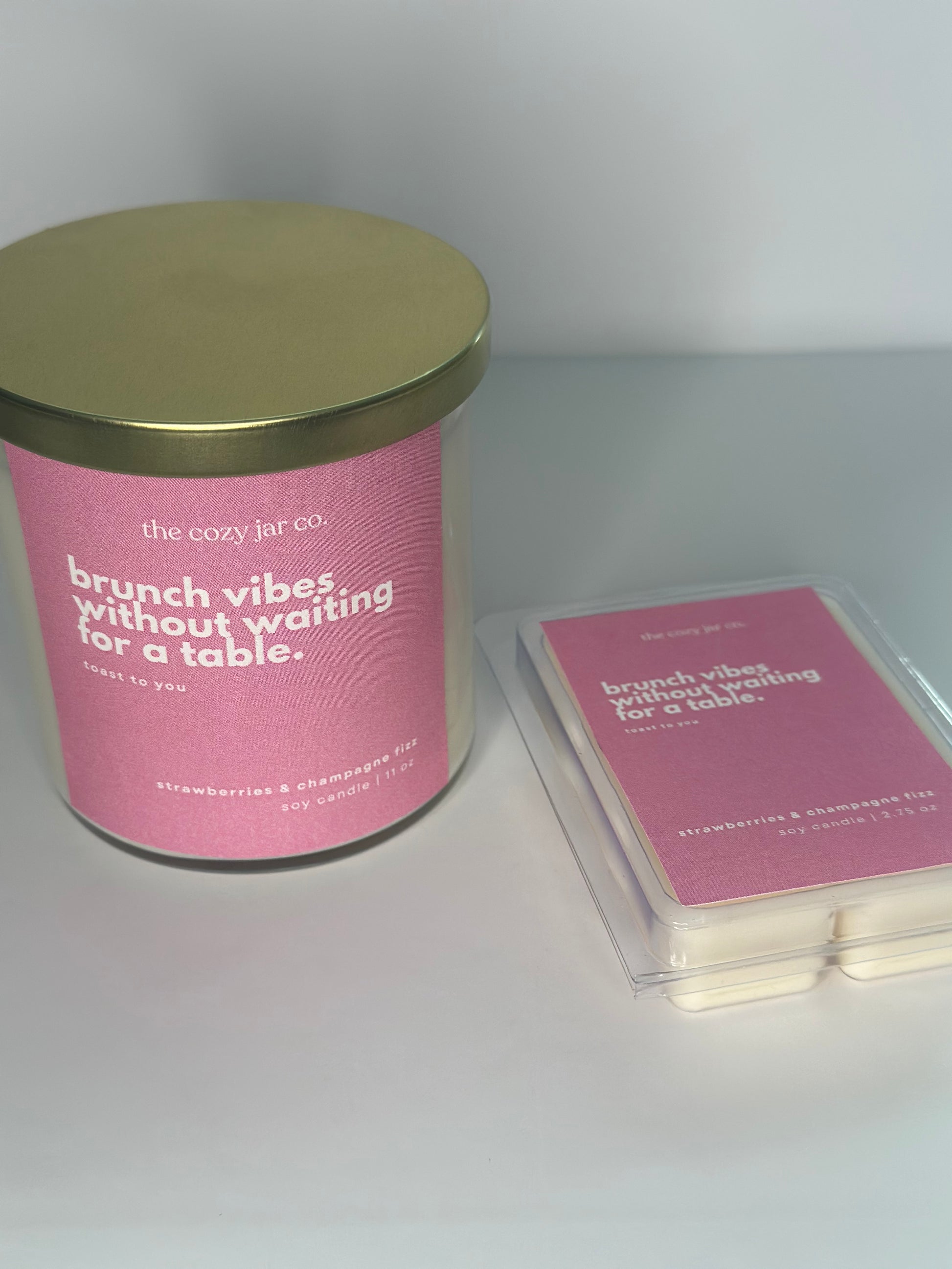 strawberries and champagne fizz - 11 oz candle